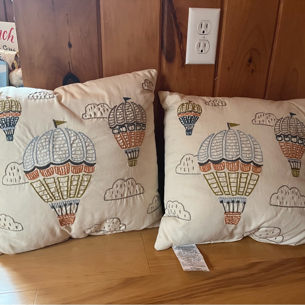 Hot Air Balloon Decorative Pillows